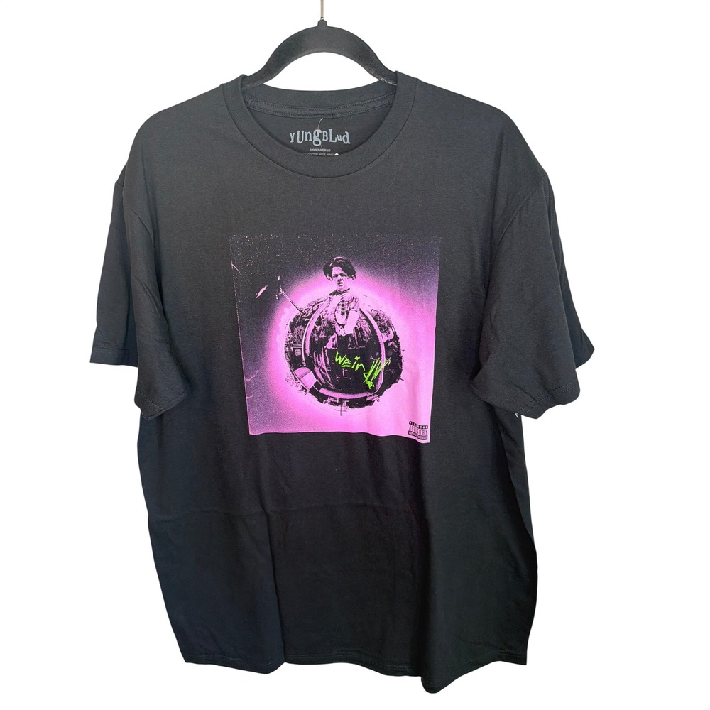 Yungblud Weird Album Cover Graphic T-Shirt Mens Black Hot Topic Merch Large